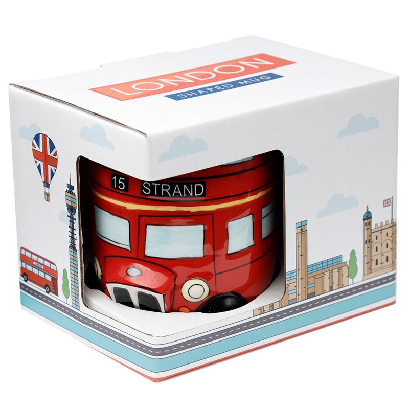 Tasse in Form eines Londoner Routemaster Busses