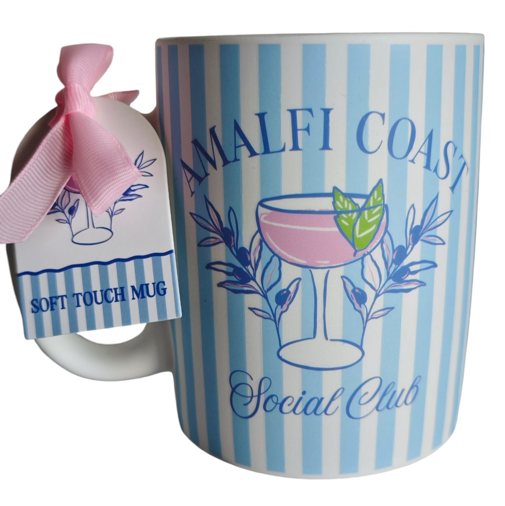 Tasse, Keramik mit Italien-Motiv 