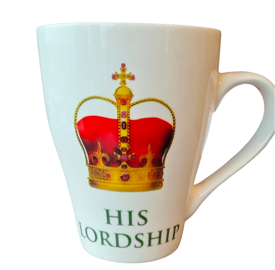 Tasse mit Beschriftung "His Lordship"