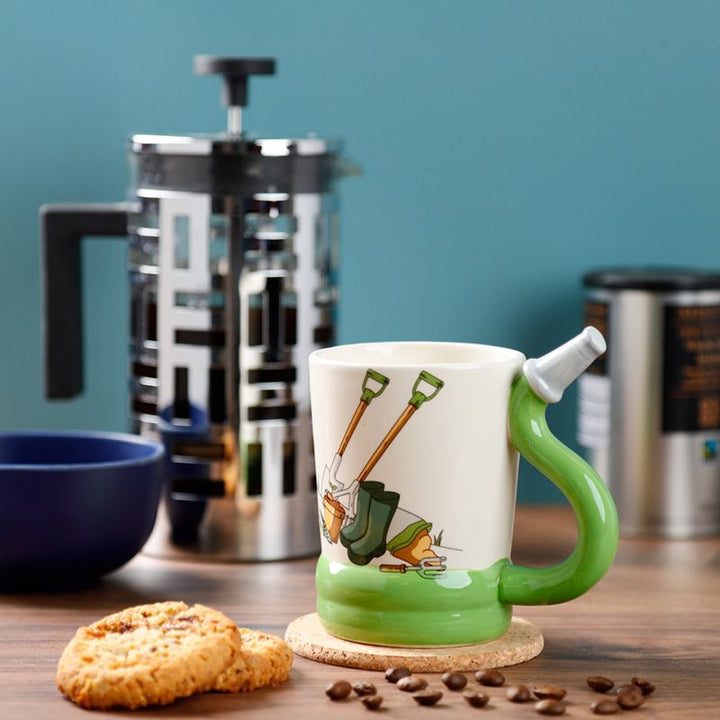 Tasse mit Griff "Gartenschlauch"