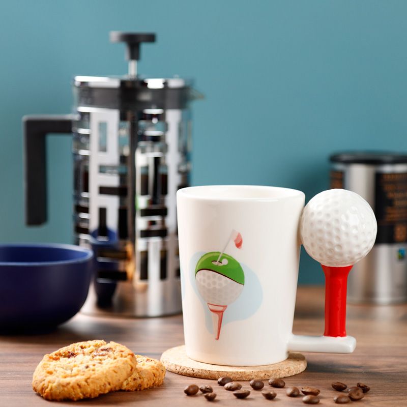 Tasse mit Griff "Golfball"