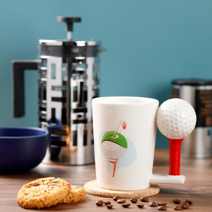 Tasse mit Griff "Golfball"