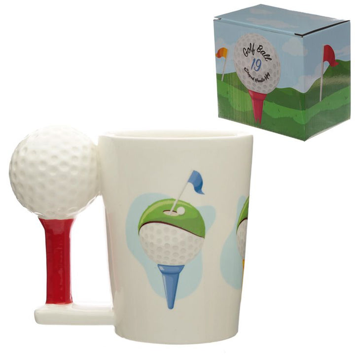 Tasse mit Griff "Golfball"