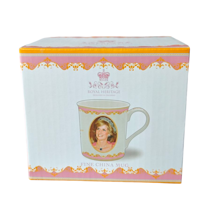 Tasse mit  Motiv "Diana, Princess of Wales", Porzellan  1961-1997. Royal Heritage.