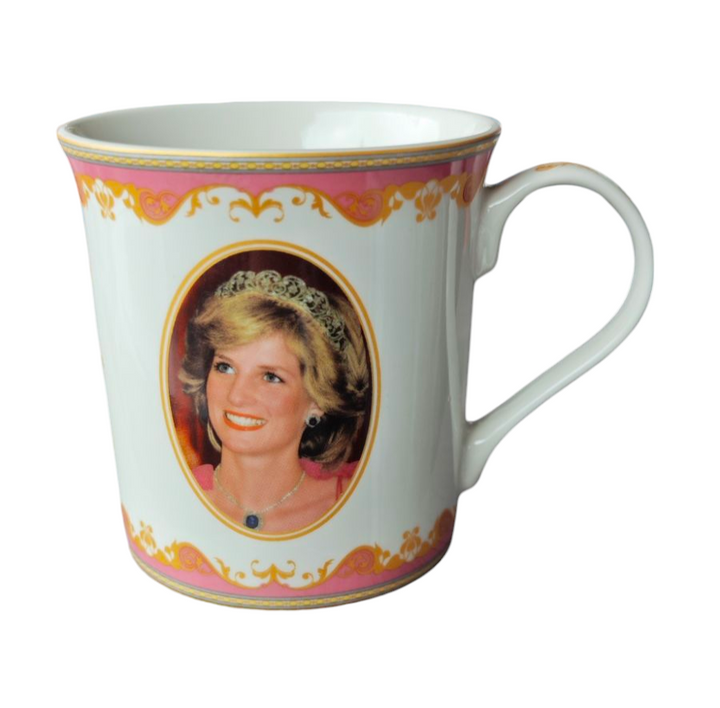 Tasse mit  Motiv "Diana, Princess of Wales", Porzellan  1961-1997. Royal Heritage.