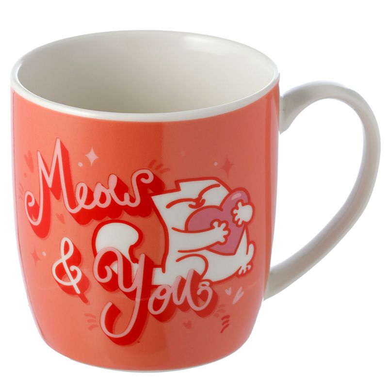 Tasse  Simon's Cat "Meow & You" Valentinstag , rot