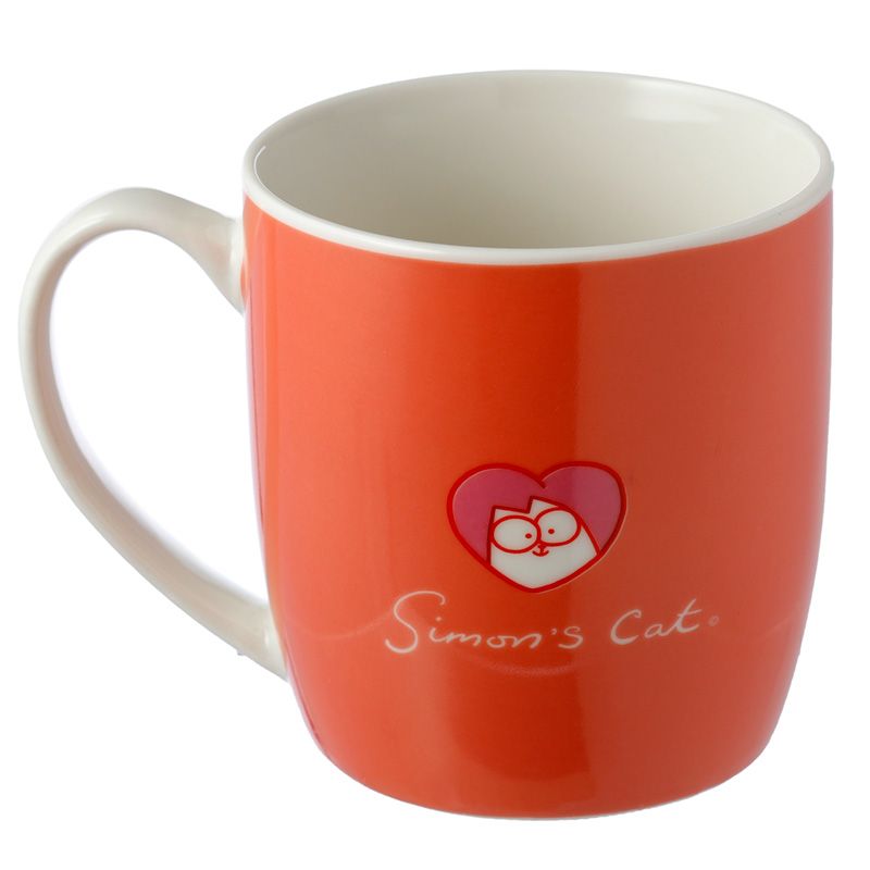 Tasse  Simon's Cat "Meow & You" Valentinstag , rot
