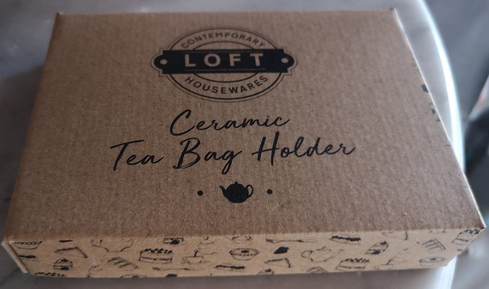 Teebeutelablage  Keramik "Time to par-tea"" - British Moments