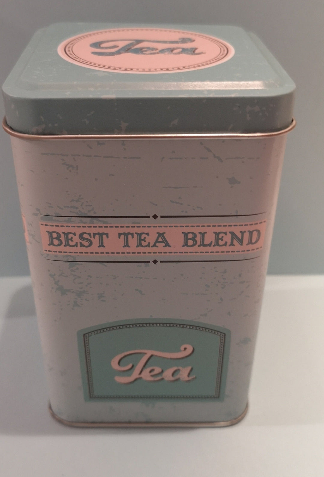 Teedose, Blech, türkis - British Moments