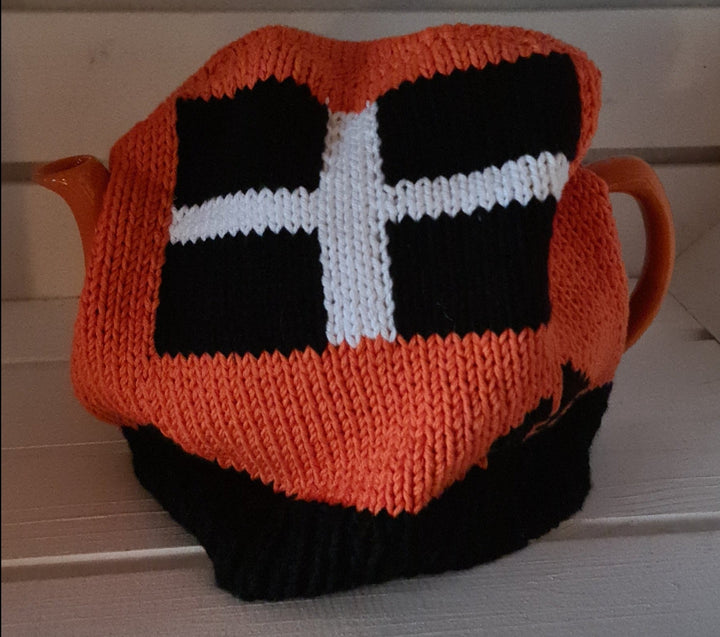 Teekannen- Wärmer, Strick, " Cornish Tea" - British Moments / Fernweh-Kaufhaus