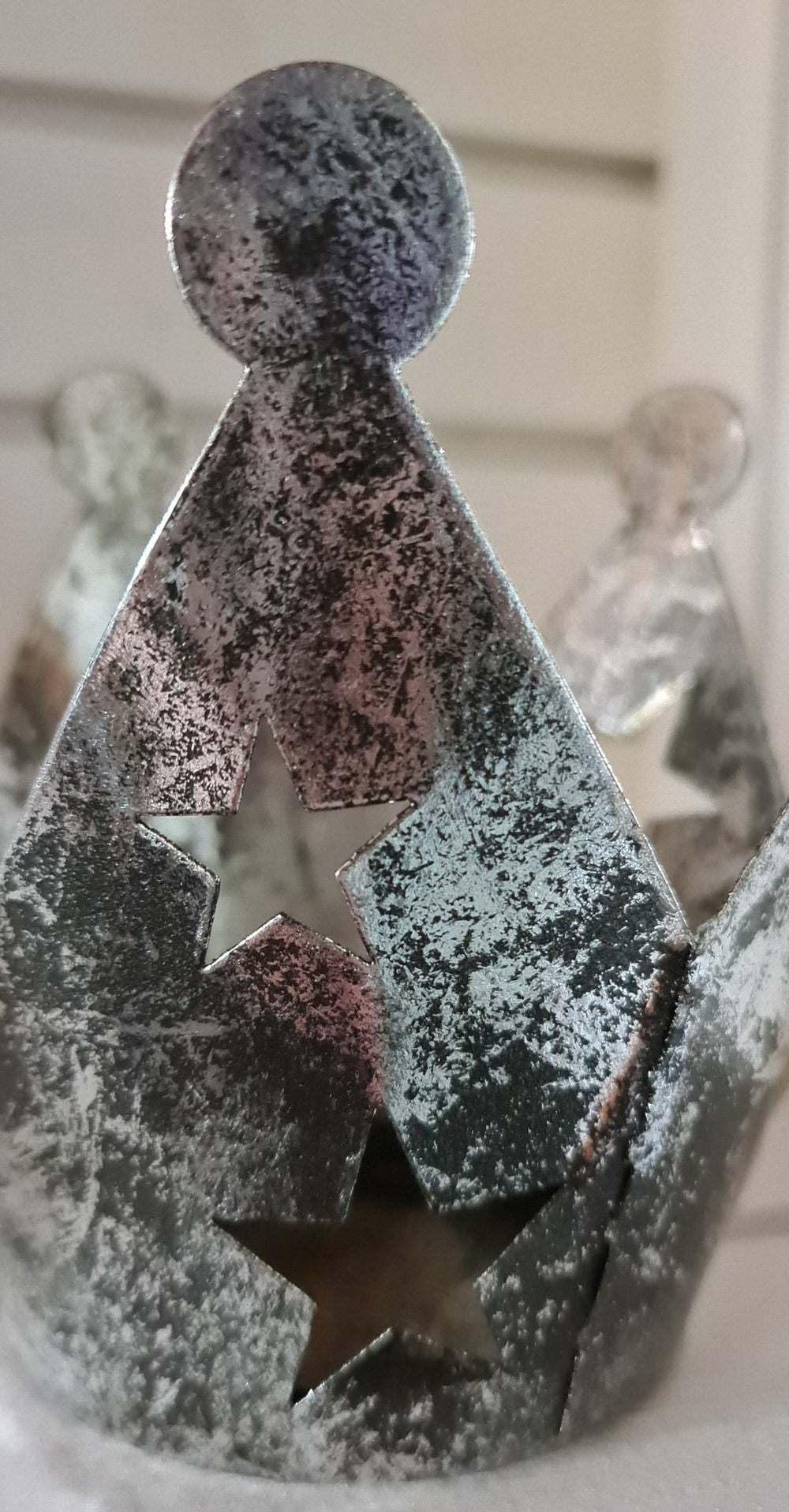 Teelichthalter "Krone" , Metall - British Moments / Fernweh-Kaufhaus