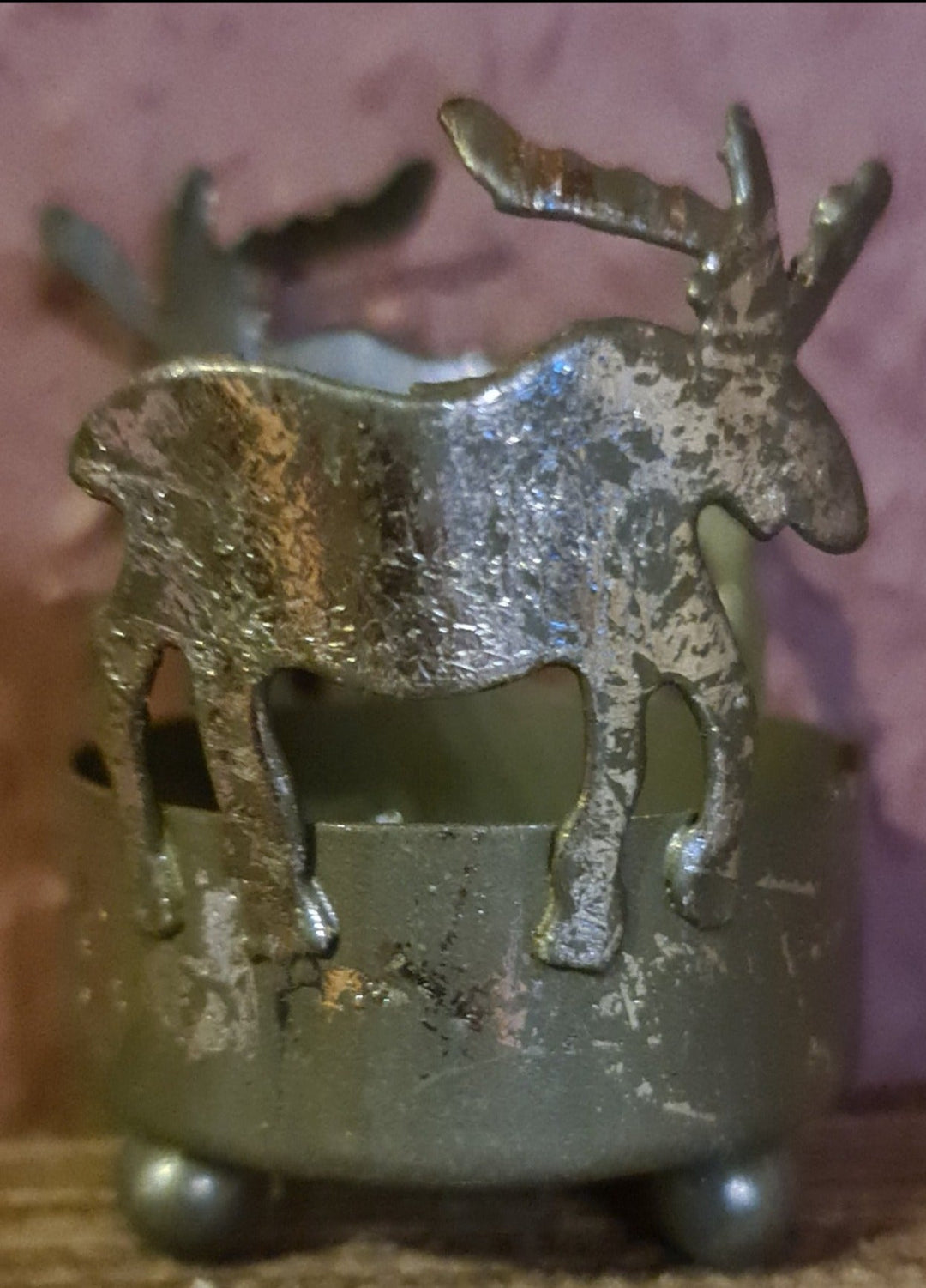 Teelichthalter "Elch" , Blech, klein - British Moments / Fernweh-Kaufhaus