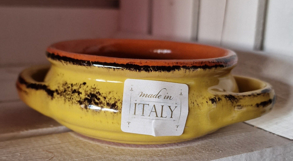 Terracotta- Schale /Handarbeit  in schönem italienischen Design