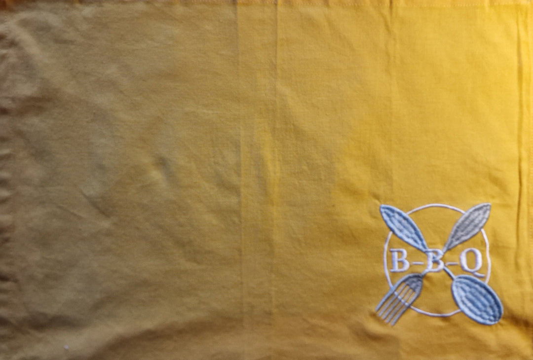 Tisch Set Baumwolle "BBQ", gelb
