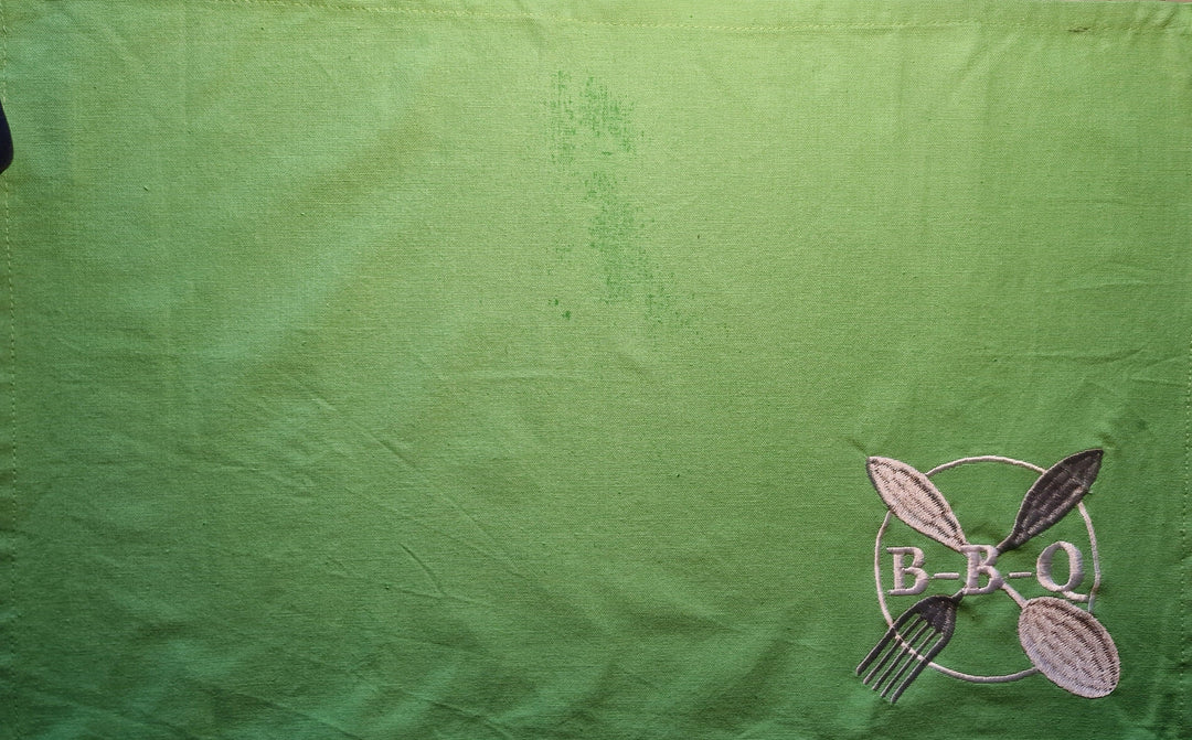 Tisch Set Baumwolle "BBQ" grün