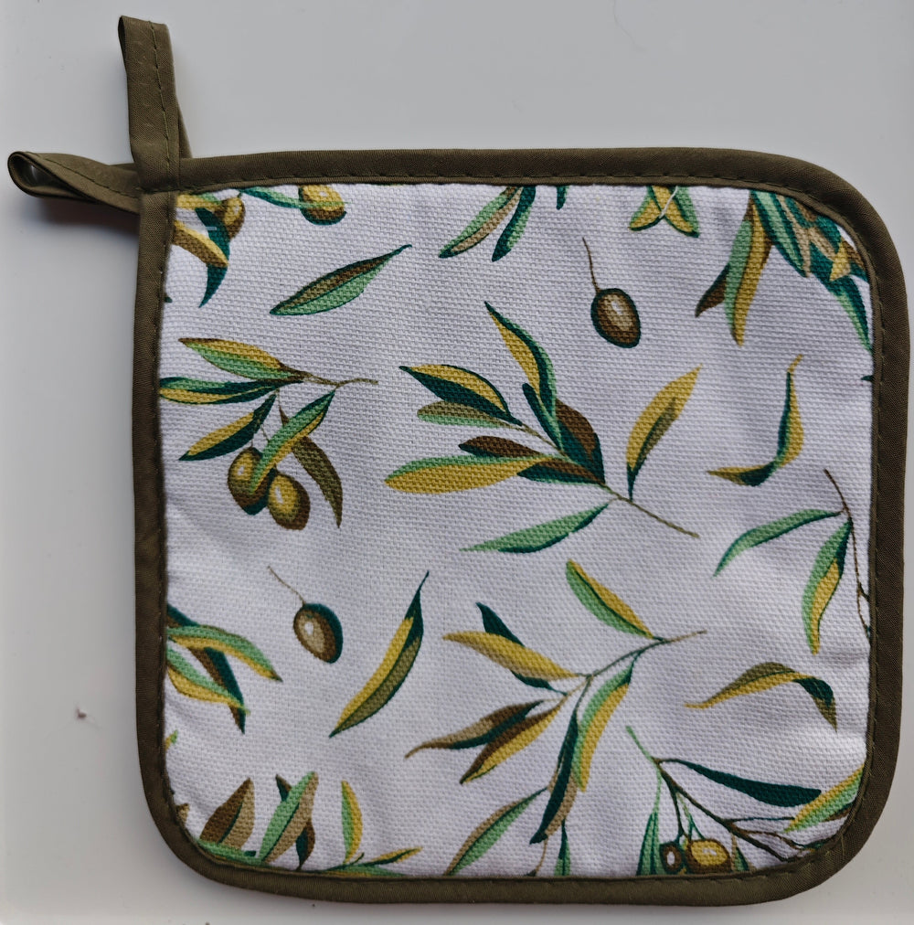 Topflappen, 2er Set "Oliven"