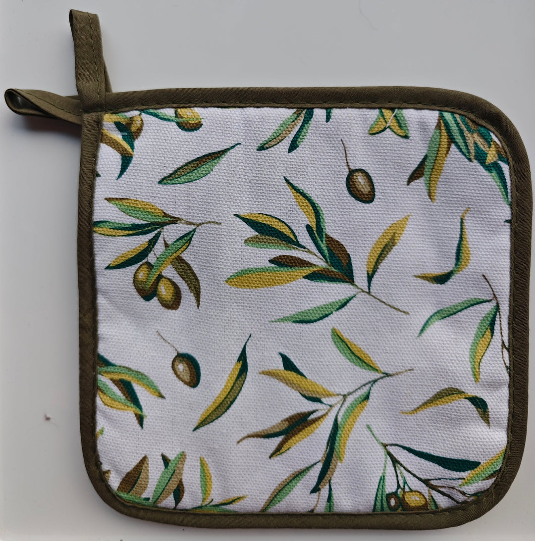 Topflappen, 2er Set "Oliven"