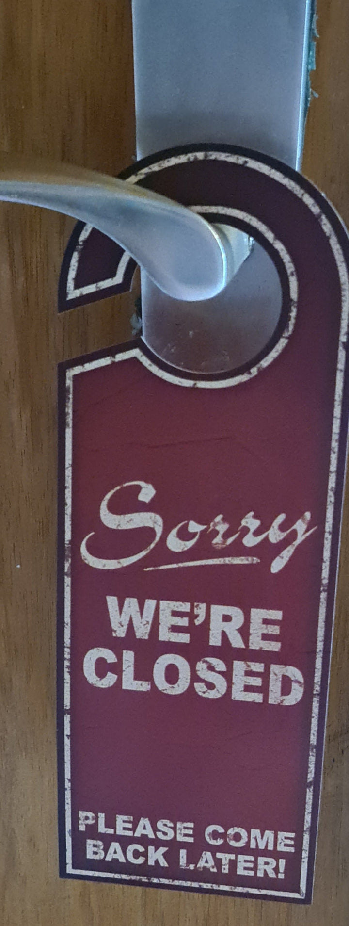 Türhänger, Papier, dunkelrot glänzend - British Moments