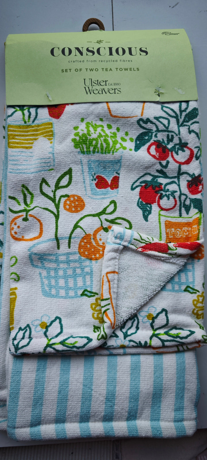 Ulster Weavers Geschirrtücher 2er Set  , Motiv Küchenpflanzen