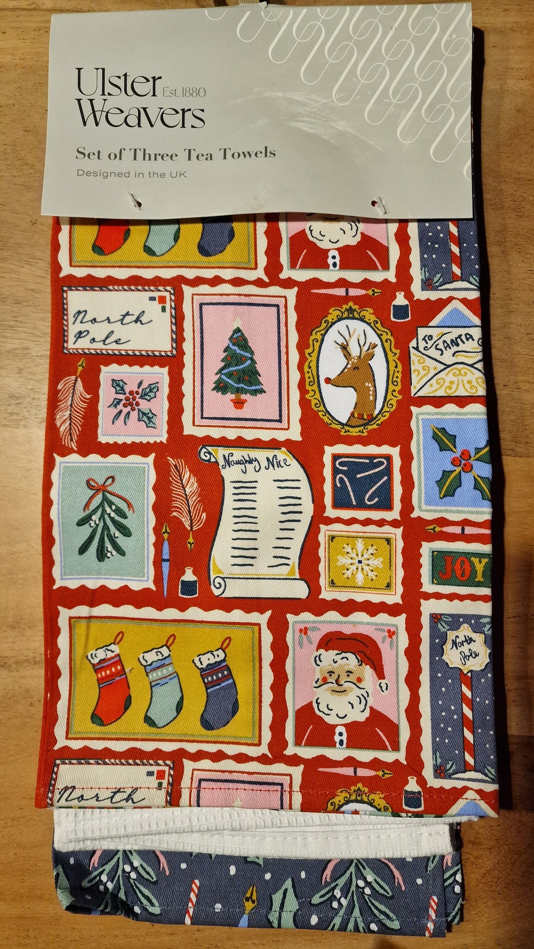 Ulster Weavers Geschirrtücher 3er Set  , "Weihnachten"