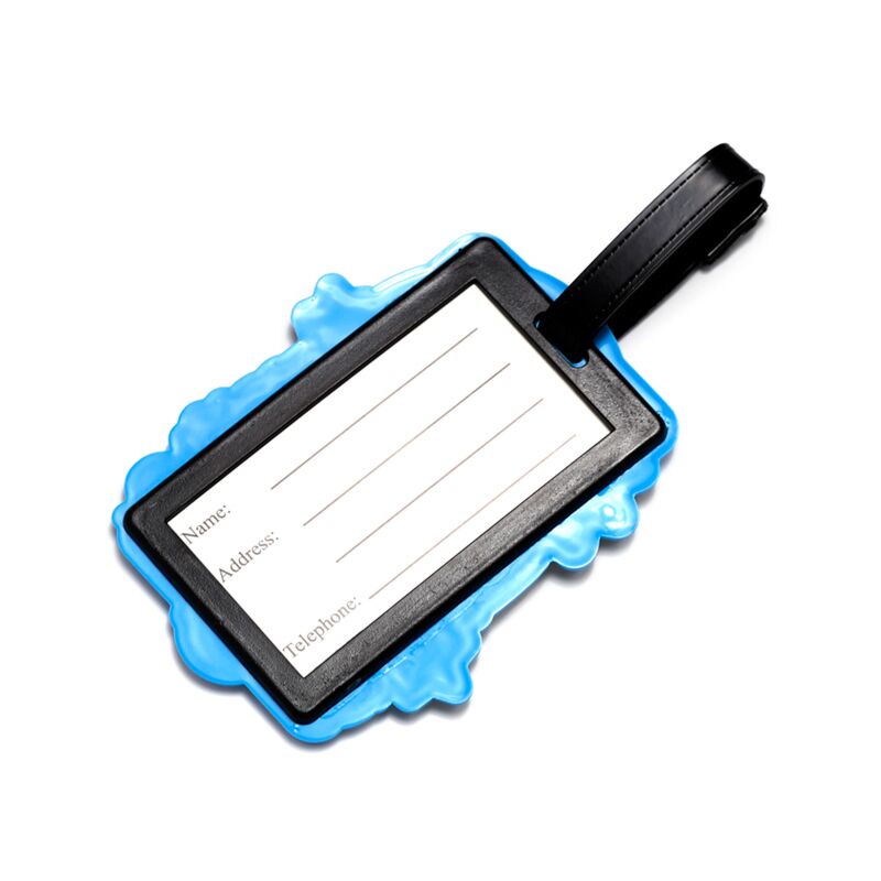 Volkswagen VW T1 Camper Bus Summer Vibes PVC Gepäckanhänger, Rückseite