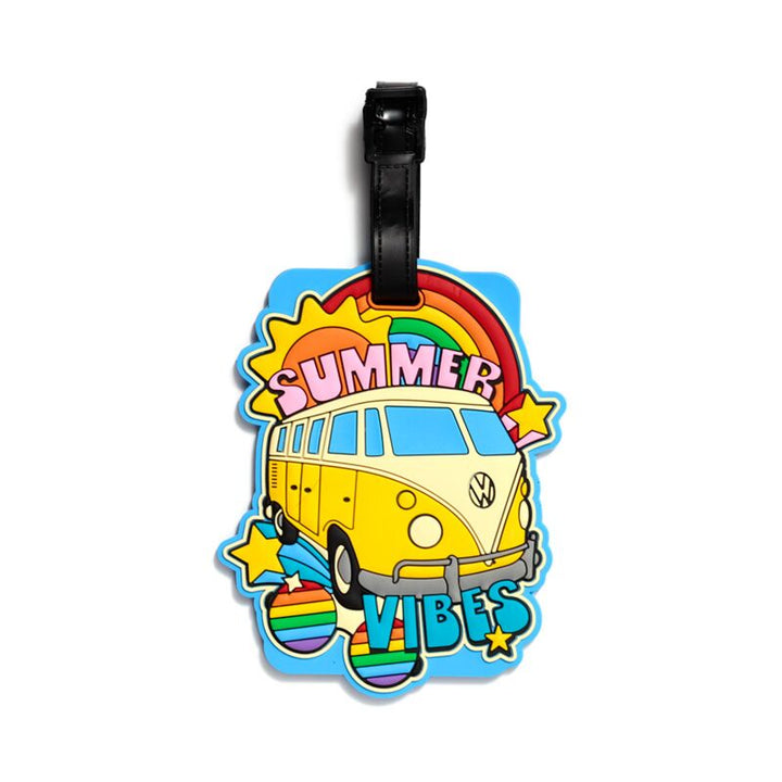 Volkswagen VW T1 Camper Bus Summer Vibes PVC Gepäckanhänger