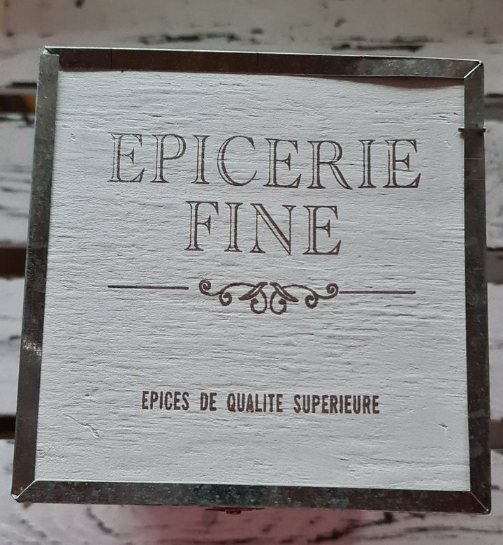 Vorratsdose aus Holz, ca. 20 cm x 15cm x 15 cm - British Moments / Fernweh-Kaufhaus