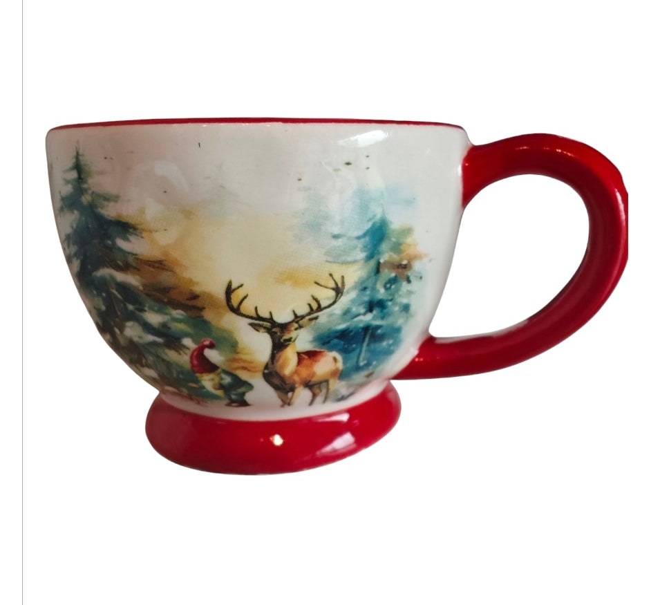 Weihnachtliche Mini-Tasse / Espressotasse