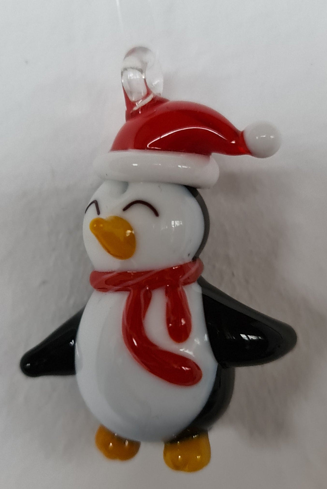 Weihnachtsbaum-Anhänger aus Glas " Hanging Penguin " ca. 4cm - British Moments
