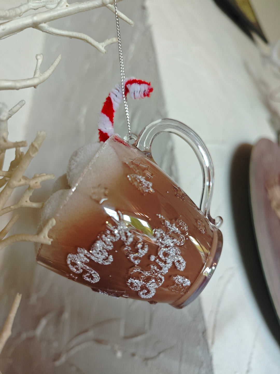 Weihnachtsbaum Anhänger "Hot Chocolate/ Merry & Bride"