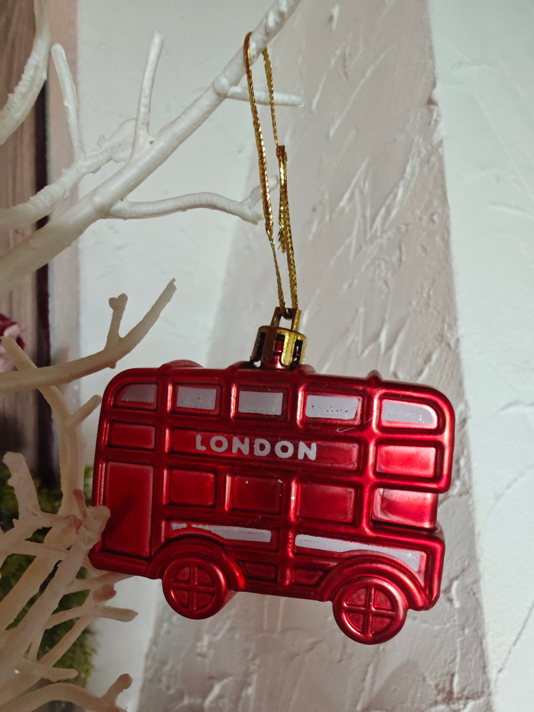 Weihnachtsbaum Anhänger "London Bus"