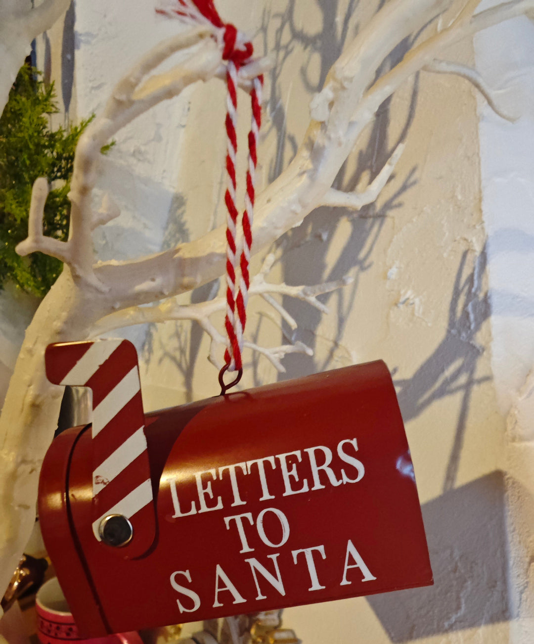 Weihnachtsbaum Ornament,  Briefkasten"Letters to Santa"