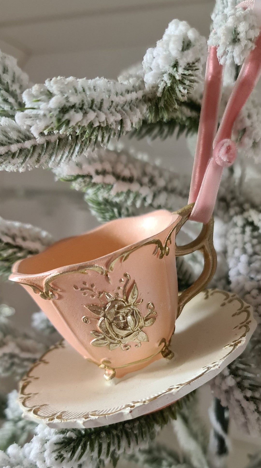 Weihnachtsbaum Ornament / "Teetasse" - British Moments / Fernweh-Kaufhaus