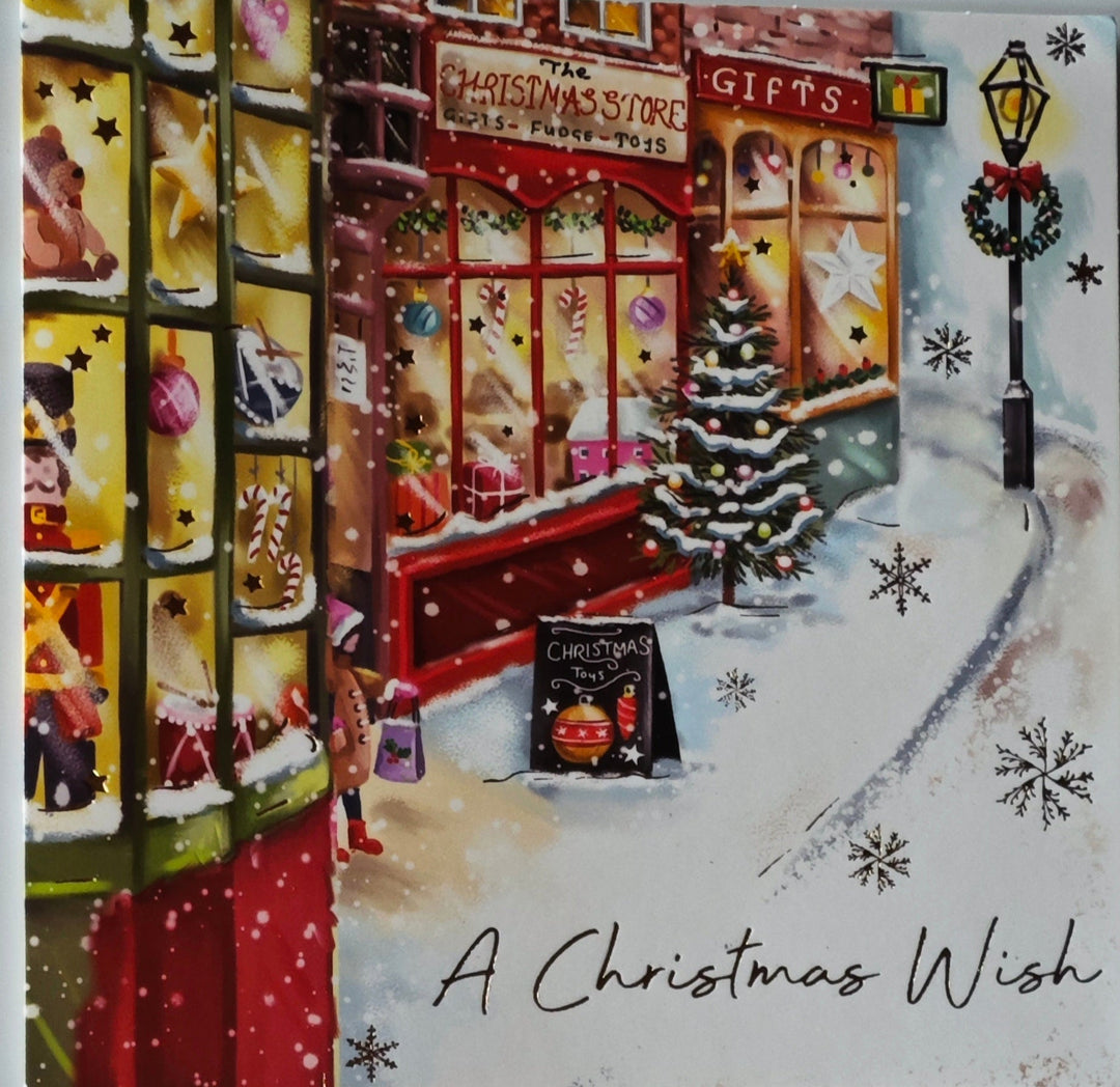 Weihnachtskarte " A Christmas Wish"
