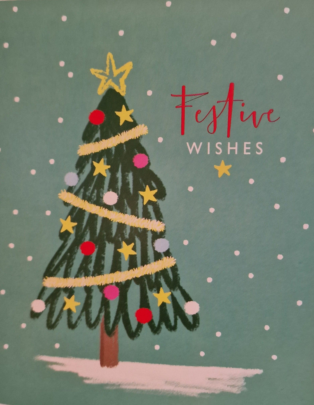 Weihnachtskarte "Festive Wishes"