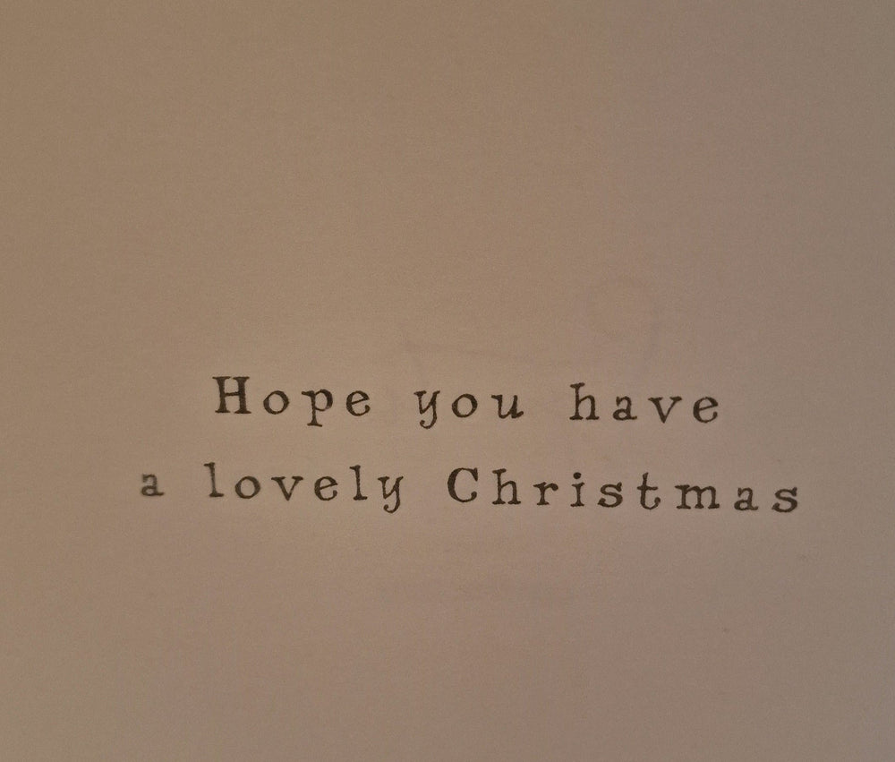 Weihnachtskarte "Snowy Wishes"