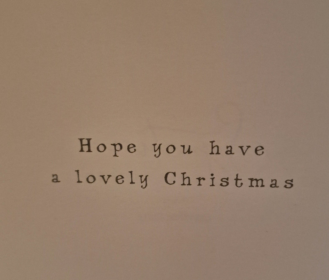 Weihnachtskarte "Snowy Wishes"