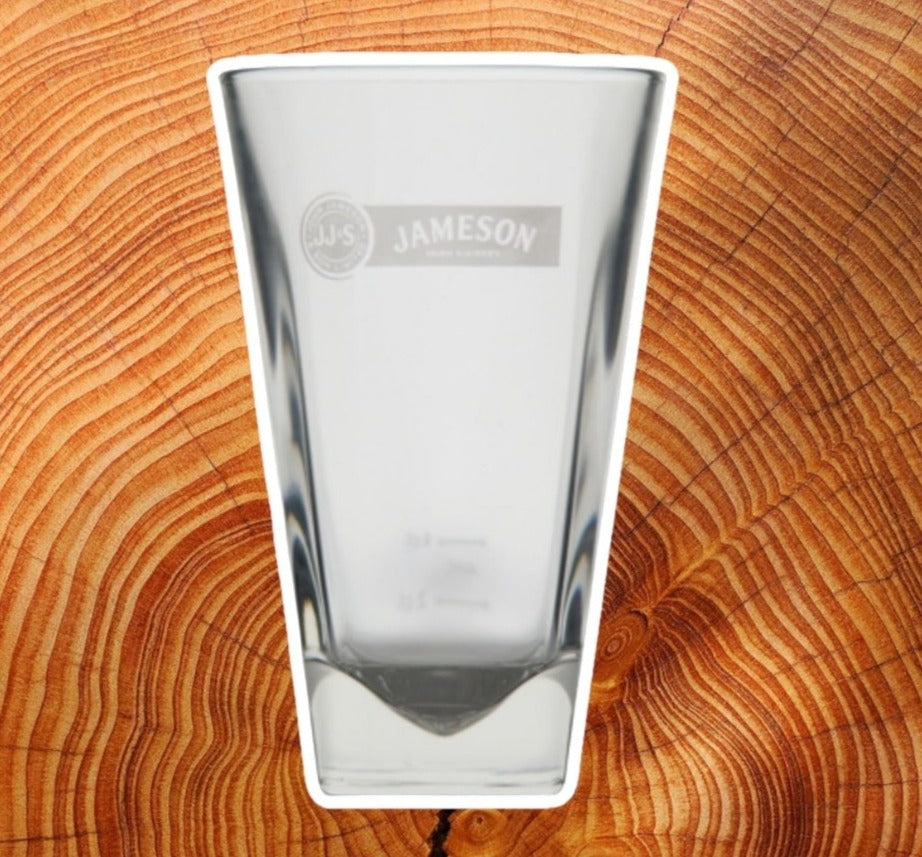 Whisky Longdrink Glas" Jameson"-Whiskey, eckig