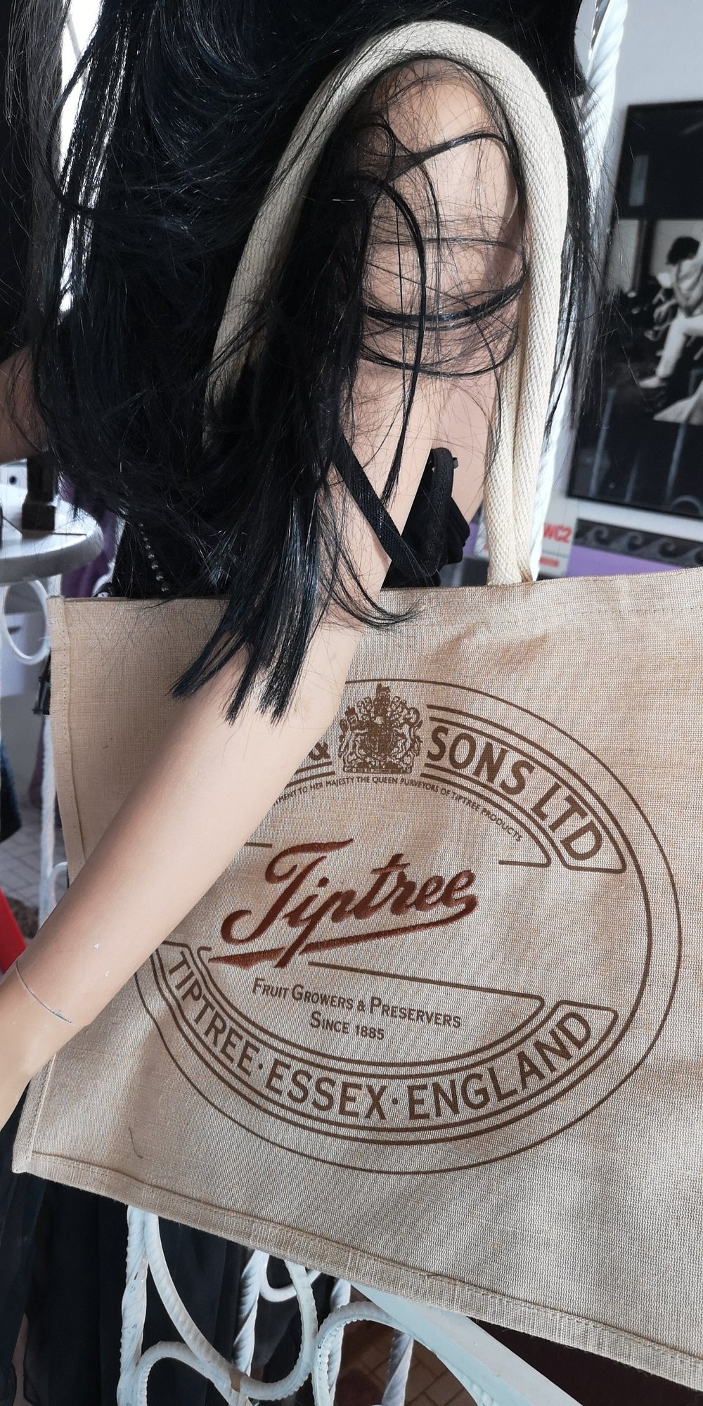 Wilkin and sons , Tiptree  Jute-Einkaufstasche - British Moments