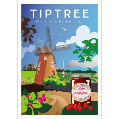 Wilkin & Sons Postkarte . Motiv "Little Scarlet" - British Moments