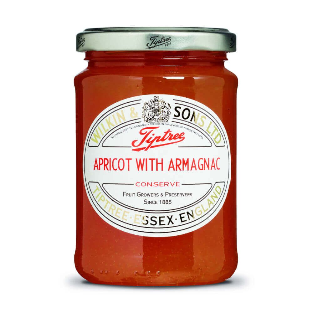 Wilkin & Sons, Tiptree Apricot & Armagnac  Konfitüre 340 gr Glas - British Moments