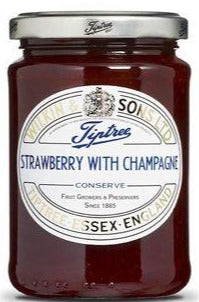 Wilkin and sons Tiptree Strawberry and Champagne 340 gr. Glas - British Moments