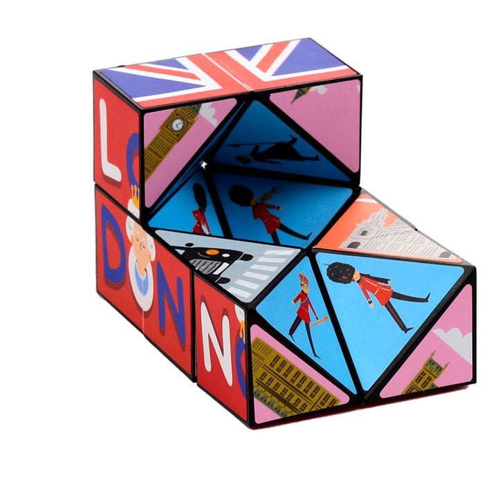 London Souvenir Würfel Puzzle/ Geduldspiel