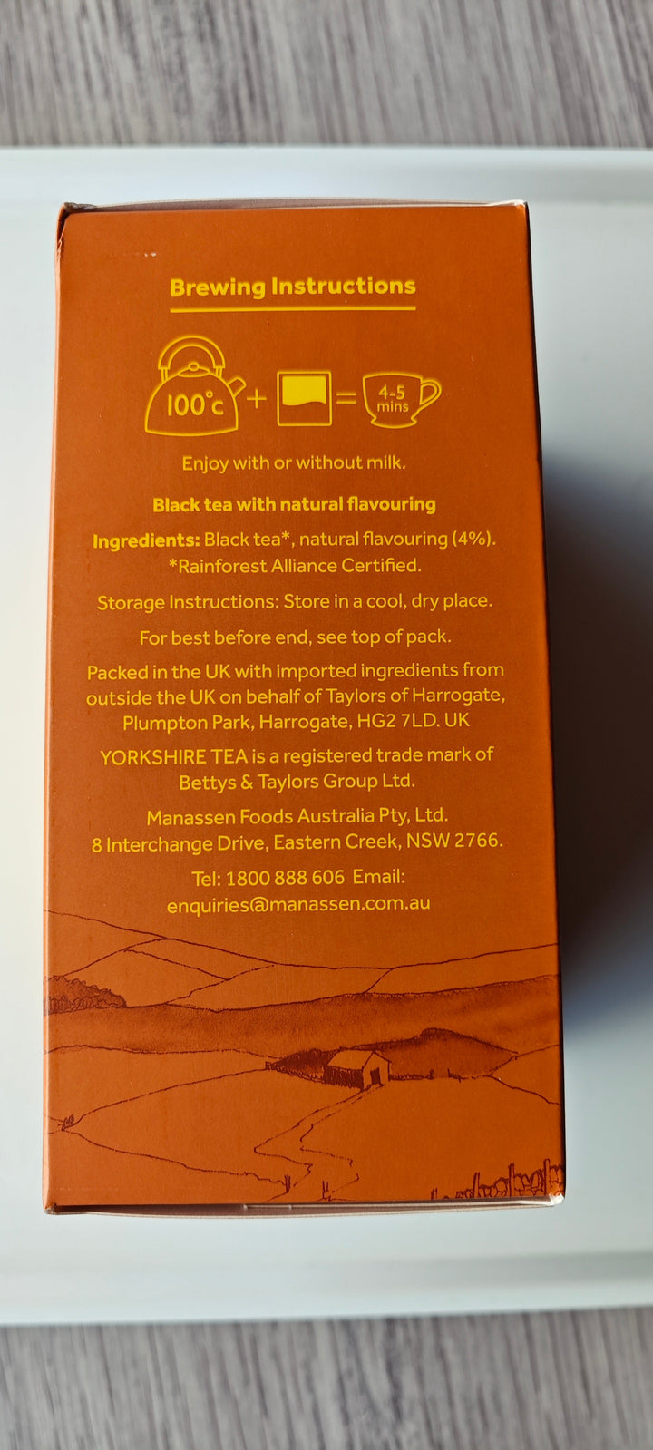 Yorkshire Tea ’Caramelised BiscuitBrew ’ 40 Teebeutel - Food