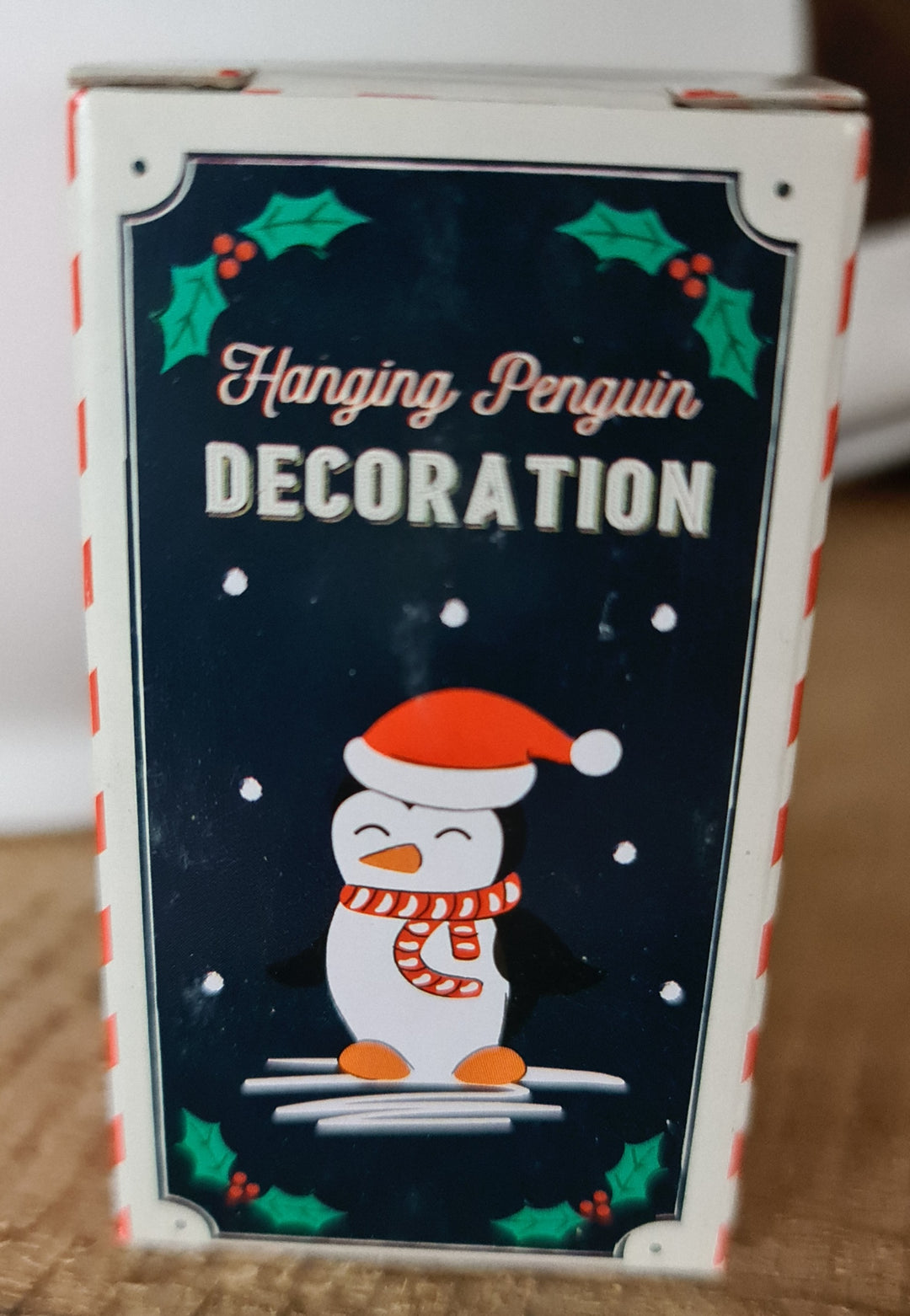 Weihnachtsbaum-Anhänger aus Glas " Hanging Penguin " ca. 4cm - British Moments