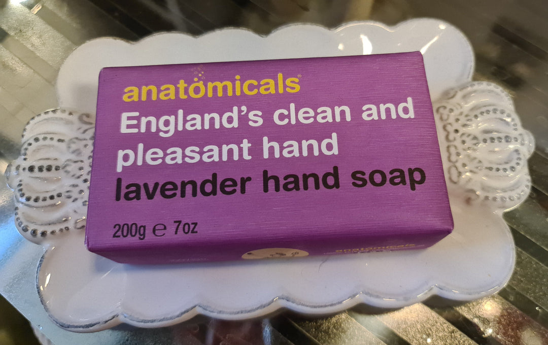 anatomicals London  -" England's clean and pleasant hand " Lavender Hand Soap 200 gr. Stück - British Moments