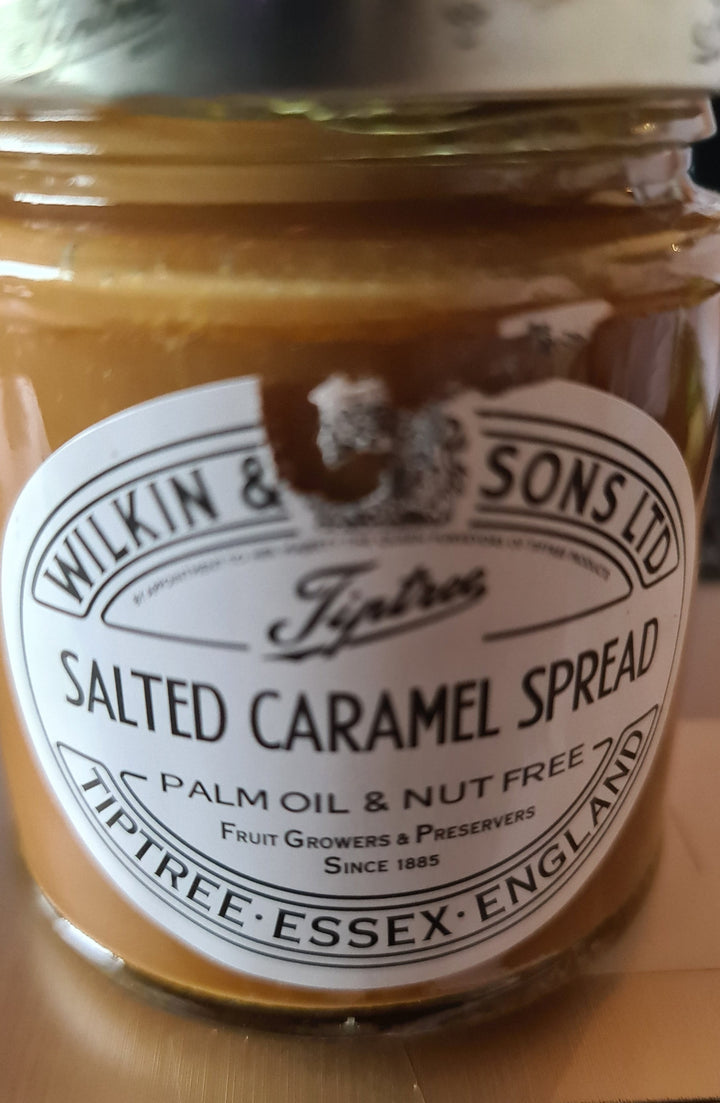 SALE !!! Wilkin and sons Tiptree "Salted Caramel Spread "  210 gr. Glas - British Moments