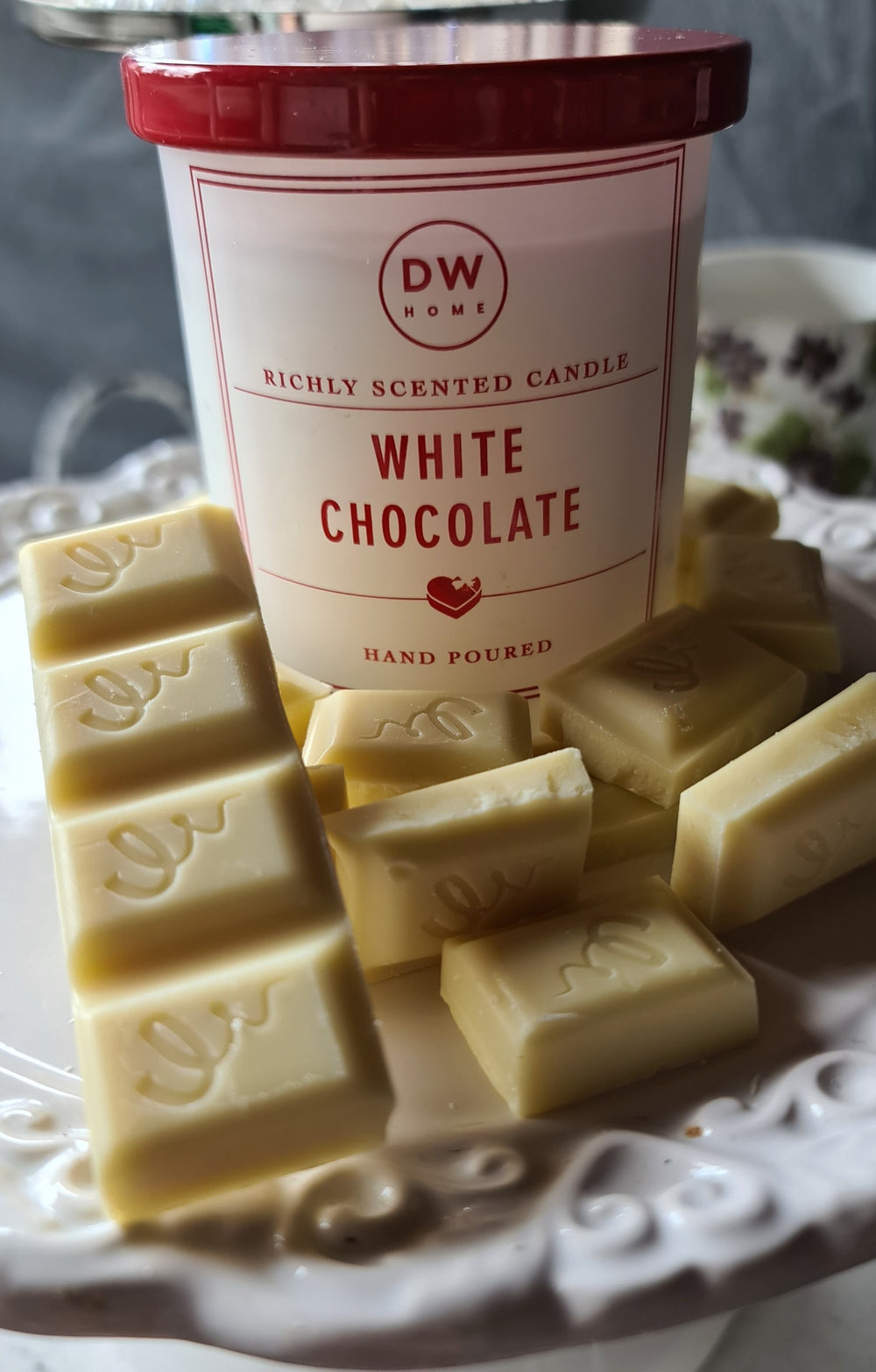 Handgegossene Duftkerze  "White Chocolate  ".  108 gr. - British Moments