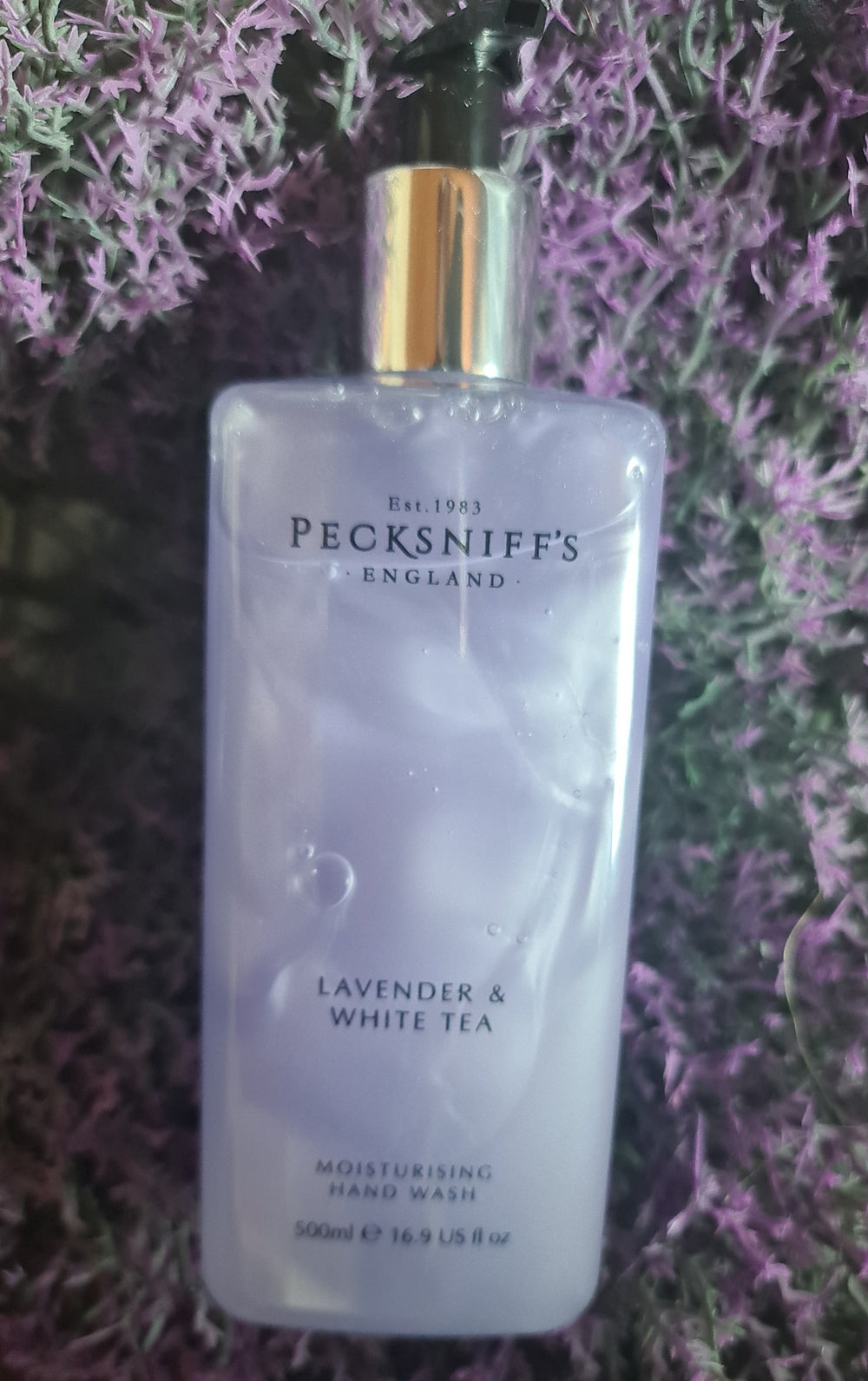 Pecksniff's Lavender & White Tea Luxury Handwash, Flüssigseife 500 ml - British Moments