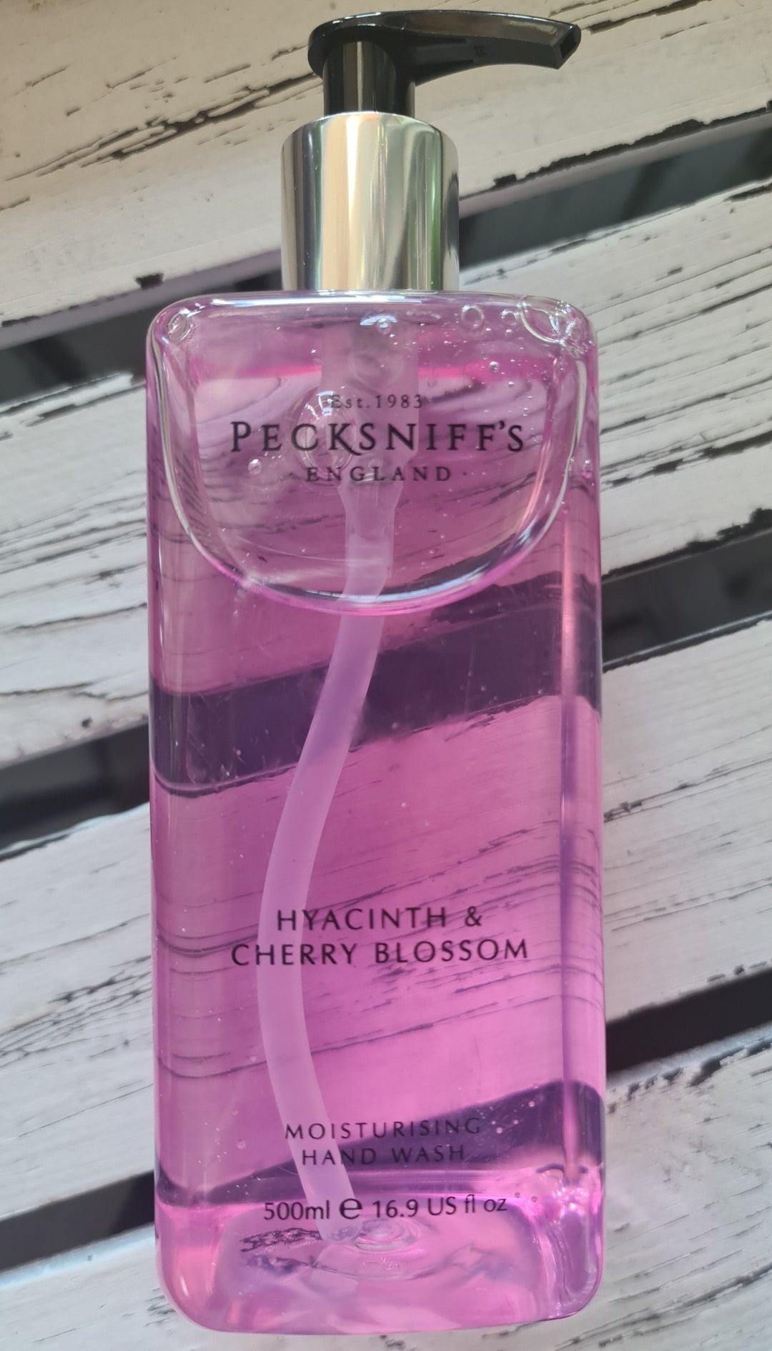Pecksniff's Hyacinth and Cherry Blossom Luxury Handwash, Flüssigseife 500 ml - British Moments